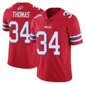 STECN B.Bills #34 Thurman Thomas Player Red Vapor Untouchable Limited Home Game Stitched Jerseys