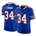 STECN B.Bills #34 Thurman Thomas Player Royal Vapor F.U.S.E. Limited Home Game Stitched Jerseys