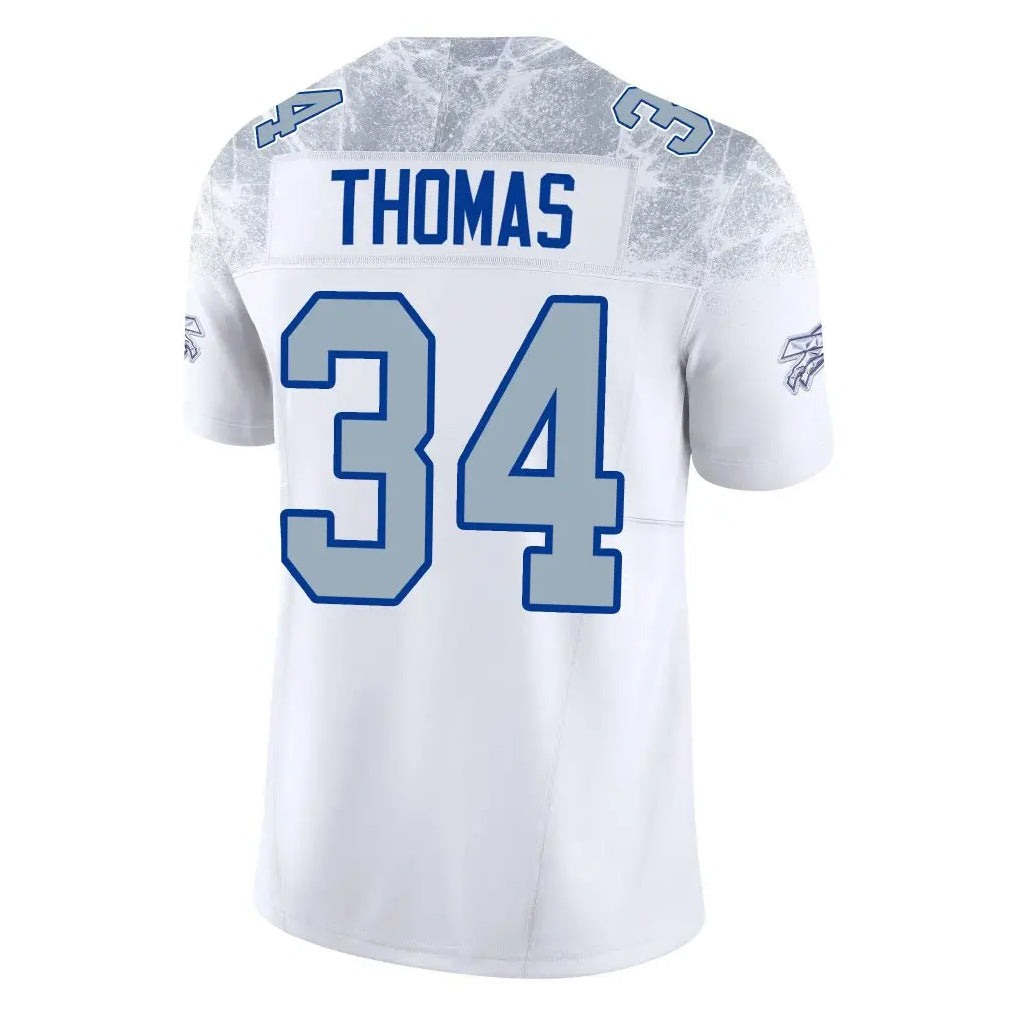 STECN B.Bills #34 Thurman Thomas Player White Rivalries Collection Vapor Limited Stitched Jerseys