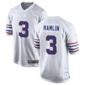 STECN B.Bills #3 Damar Hamlin Player White Alternate Game Stitched Jerseys