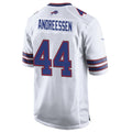 STECN B.Bills #44 Joe Andreessen Player White Home Game Stitched Jerseys