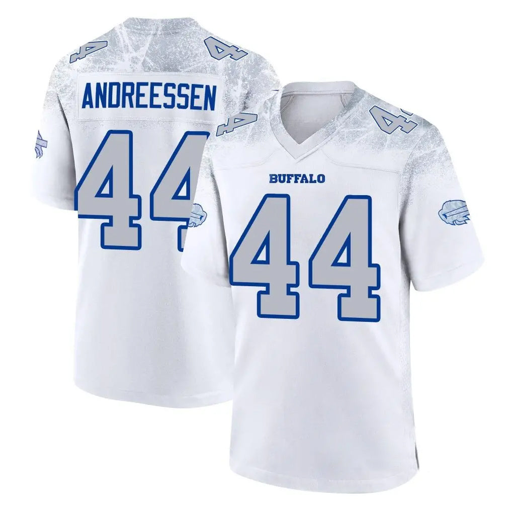 STECN B.Bills #44 Joe Andreessen Player White Rivalries Collection Stitched Jerseys