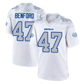 STECN B.Bills #47 Christian Benford Player White Rivalries Collection Limited Stitched Jerseys