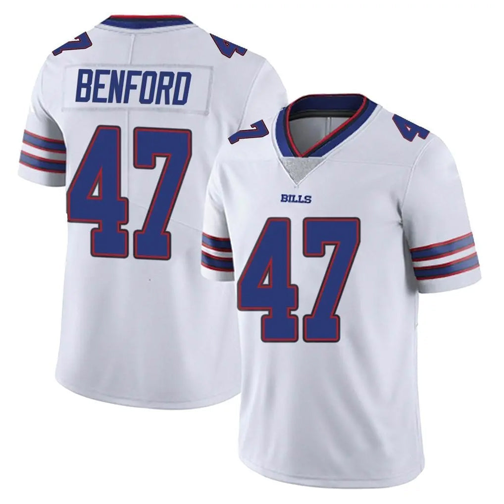 STECN B.Bills #47 Christian Benford Player White Vapor Untouchable Limited Stitched Jerseys