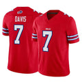 STECN B.Bills #7 Ray Davis Player Red Vapor F.U.S.E. Limited Stitched Jerseys