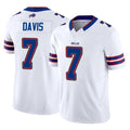 STECN B.Bills #7 Ray Davis Player White Vapor F.U.S.E. Limited Stitched Jerseys