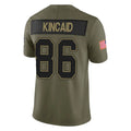 STECN B.Bills #86 Dalton Kincaid Player Olive Salute to Service Limited Home Game Stitched Jerseys