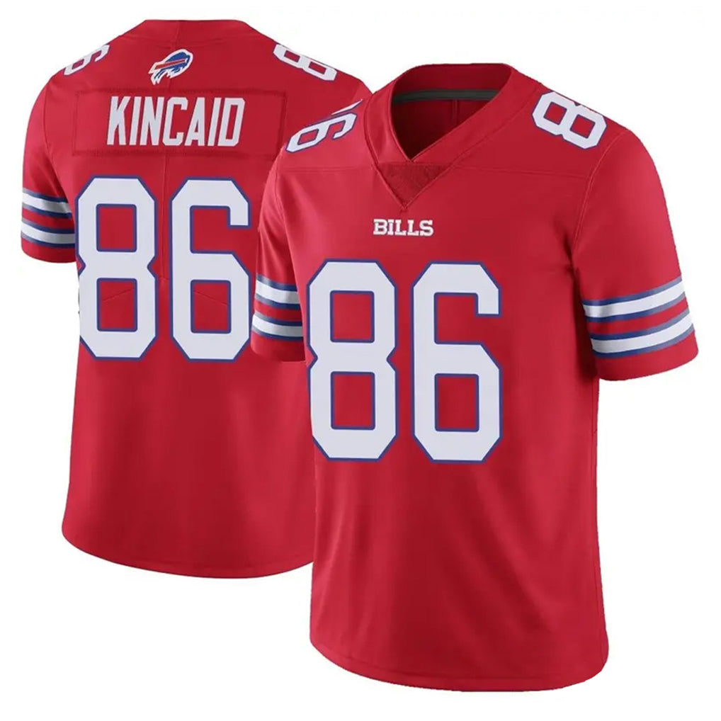 STECN B.Bills #86 Dalton Kincaid Player Red Vapor Untouchable Limited Stitched Jerseys