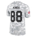 STECN B.Bills #88 Dawson Knox Player Arctic Camo Salute to Service Limited Stitched Jerseys
