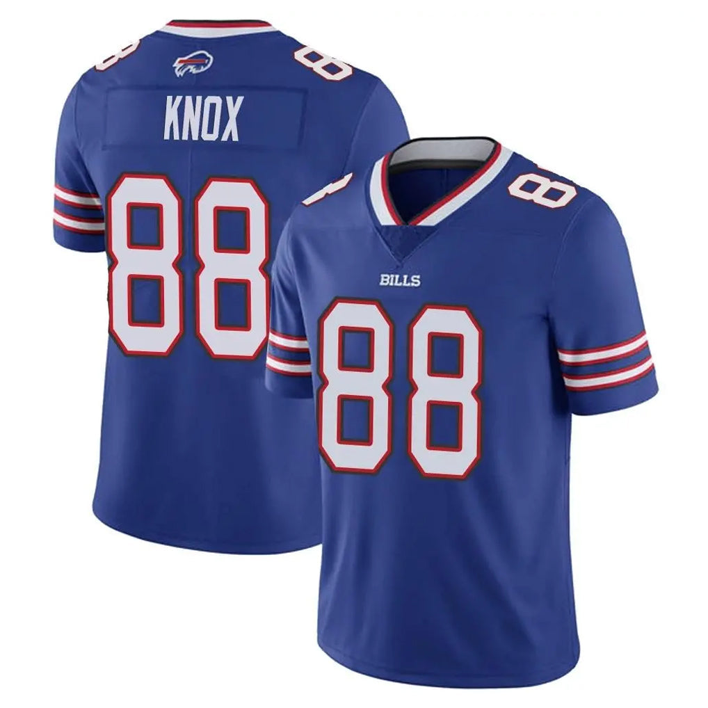 STECN B.Bills #88 Dawson Knox Player Royal Vapor Untouchable Limited Stitched Jerseys
