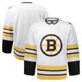STECN B.Bruins White Away Authentic Pro Stitched Jerseys