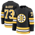 STECN B.Bruins #73 Charlie McAvoy Black Home Premium Player Stitched Jerseys