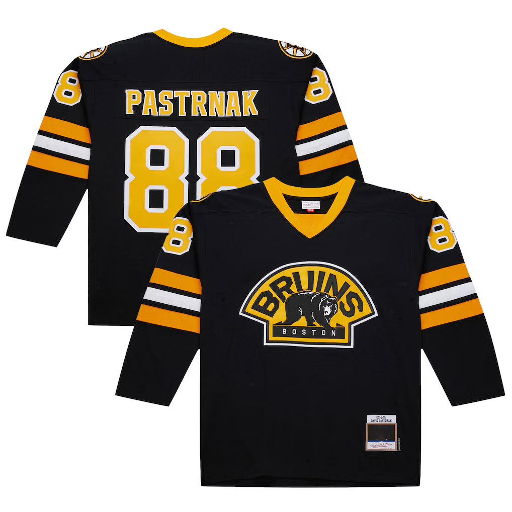 STECN B.Bruins #88 David Pastrnak Black 2014-15 Power Play Stitched Jerseys