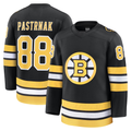 STECN B.Bruins #88 David Pastrnak Black Home Premium Player Stitched Jerseys