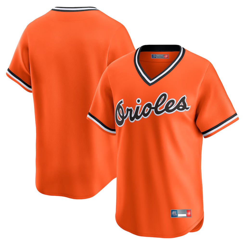 STECN B.Orioles Orange Cooperstown Collection Limited T-shirt Home Blank Player Stitched Jerseys