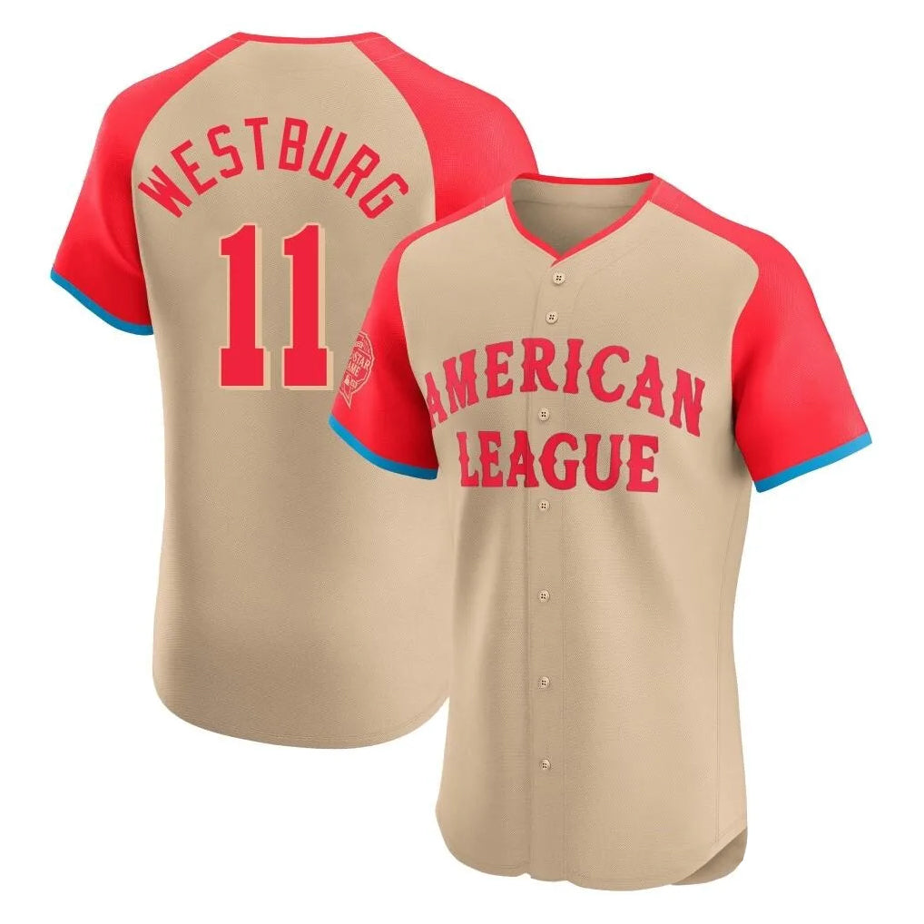 STECN B.Orioles #11 Jordan Westburg Player Cream American League All-Star Limited Elite Home Game Stitched Jerseys