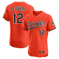 STECN B.Orioles #12 Dylan Beavers Player Orange Limited Elite Home Game Stitched Jerseys