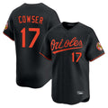 STECN B.Orioles #17 Colton Cowser Player Black Limited Home Game Stitched Jerseys