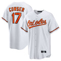 STECN B.Orioles #17 Colton Cowser Player White Home Game Stitched Jerseys