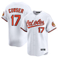 STECN B.Orioles #17 Colton Cowser Player White Limited Home Game Stitched Jerseys