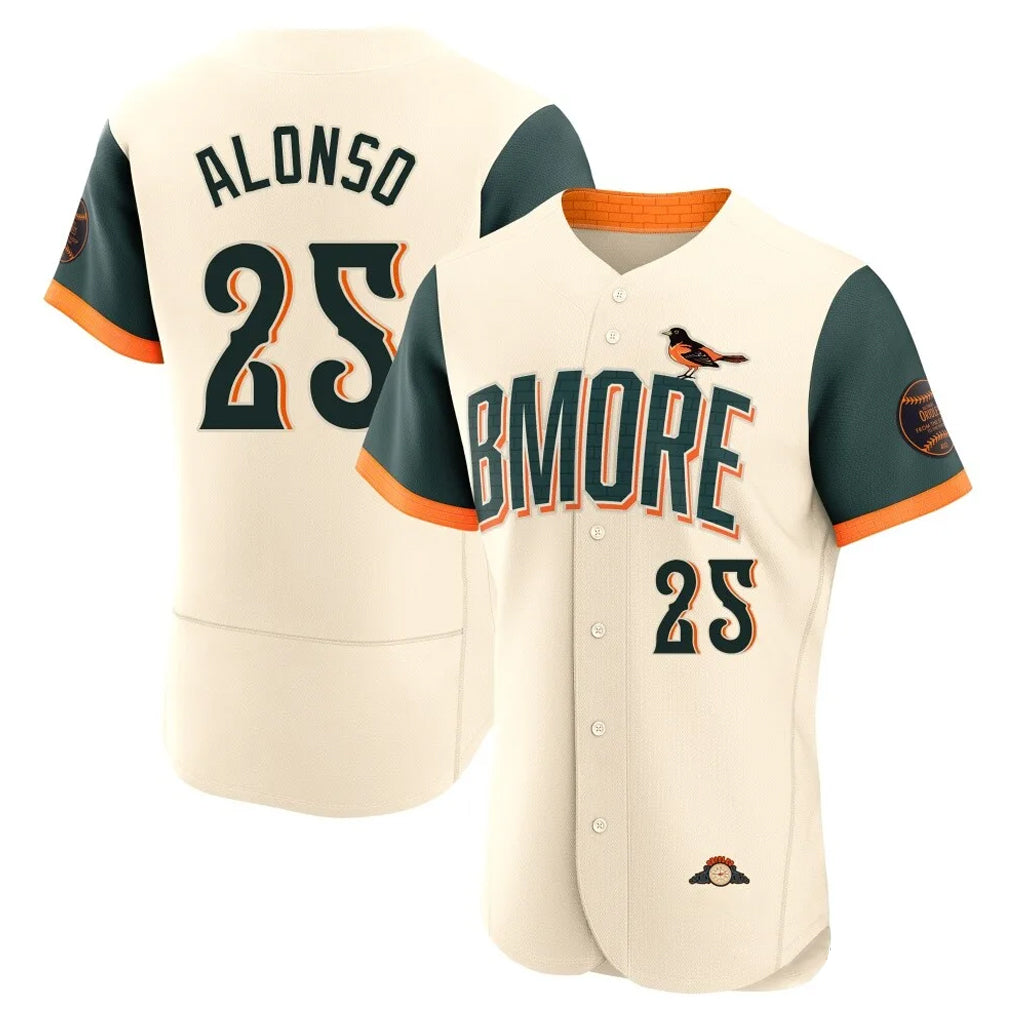 STECN B.Orioles #25 Pete Alonso Player Cream 2026 City Connect Limited Elite Home Game Stitched Jerseys