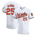 STECN B.Orioles #25 Pete Alonso Player White Limited Elite Home Game Stitched Jerseys