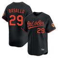 STECN B.Orioles #29 Samuel Basallo Player Black Limited Home Game Stitched Jerseys