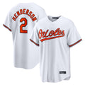 STECN B.Orioles #2 Gunnar Henderson Player White Home Game Stitched Jerseys