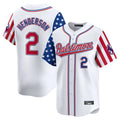 STECN B.Orioles #2 Gunnar Henderson Player White Independence Day Vapor Premier Limited Home Game Stitched Jerseys