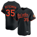 STECN B.Orioles #35 Adley Rutschman Player Black Limited Home Game Stitched Jerseys