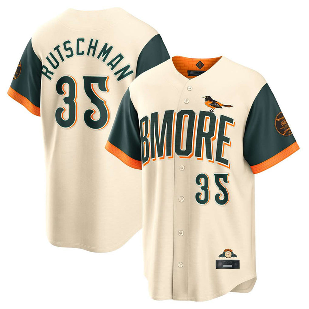 STECN B.Orioles #35 Adley Rutschman Cream 2026 City Connect Limited Elite Home Game Stitched Jerseys