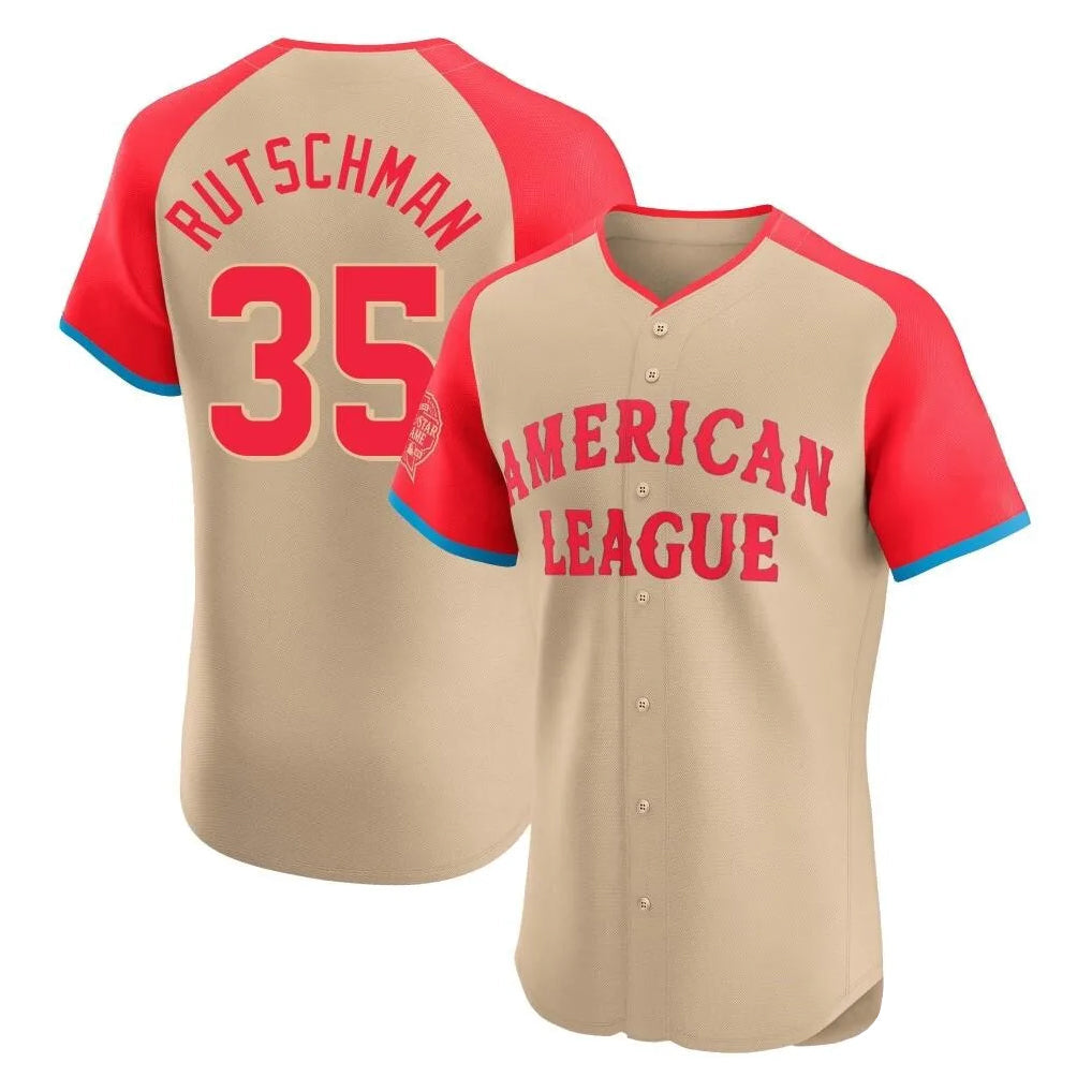 STECN B.Orioles #35 Adley Rutschman Cream American League All-Star Limited Elite Home Game Stitched Jerseys