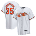 STECN B.Orioles #35 Adley Rutschman Player White Home Game Stitched Jerseys