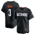 STECN B.Orioles #3 Taylor Ward Player Black City Connect Limited Home Game Stitched Jerseys