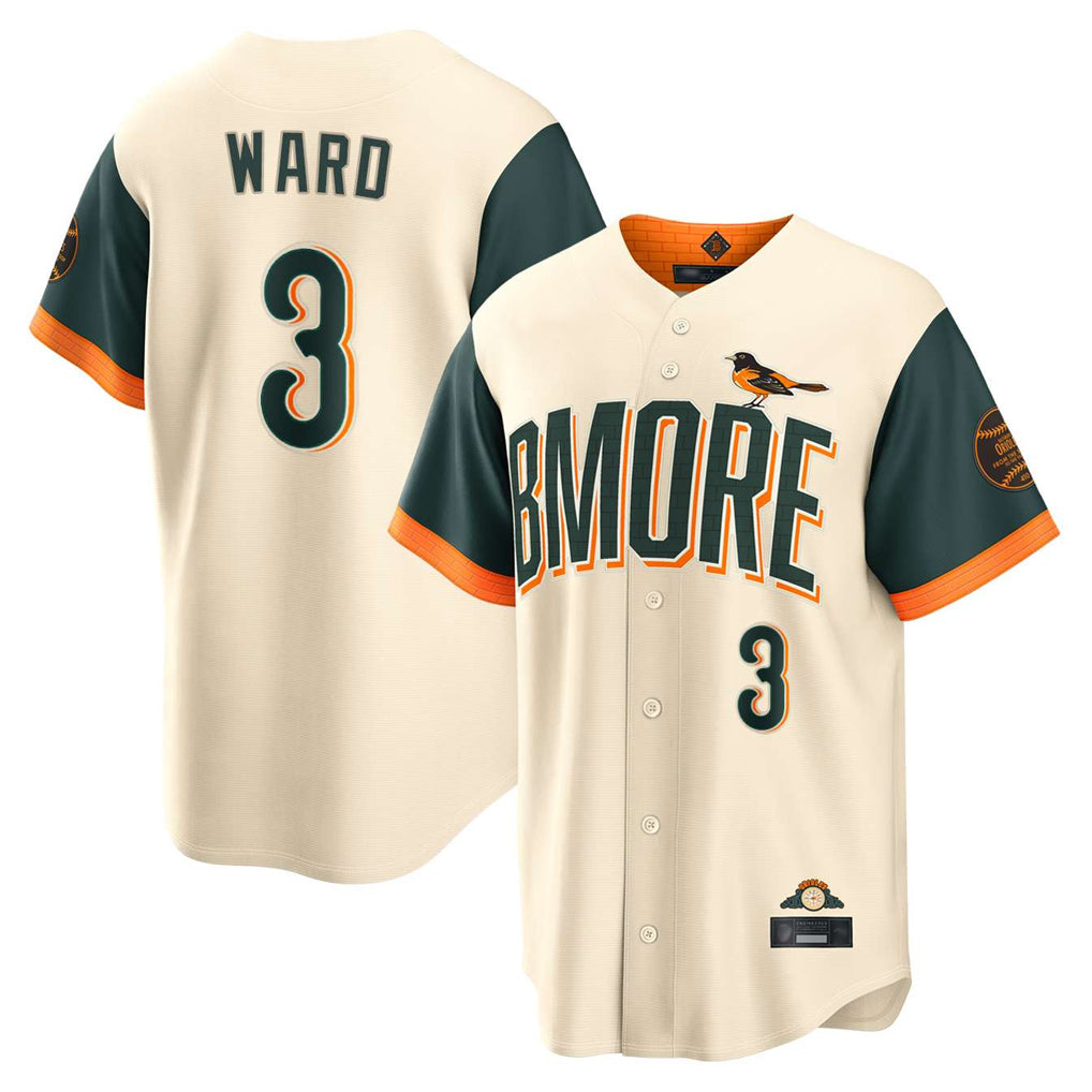 STECN B.Orioles #3 Taylor Ward Player Cream 2026 City Connect Home Game Stitched Jerseys