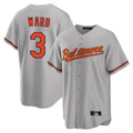STECN B.Orioles #3 Taylor Ward Player Gray Home Game Stitched Jerseys