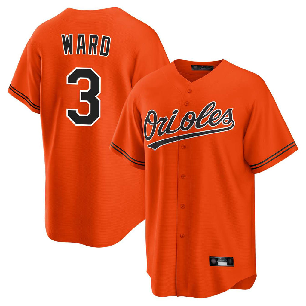 STECN B.Orioles #3 Taylor Ward Player Orange Home Game Stitched Jerseys