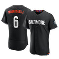 STECN B.Orioles #6 Ryan Mountcastle Player Black City Connect Limited Elite Home Game Stitched Jerseys