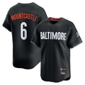 STECN B.Orioles #6 Ryan Mountcastle Player Black City Connect Limited Home Game Stitched Jerseys