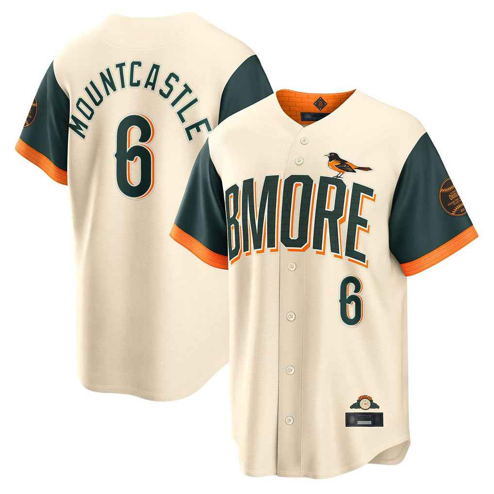 STECN B.Orioles #6 Ryan Mountcastle Player Cream 2026 City Connect Home Game Stitched Jerseys