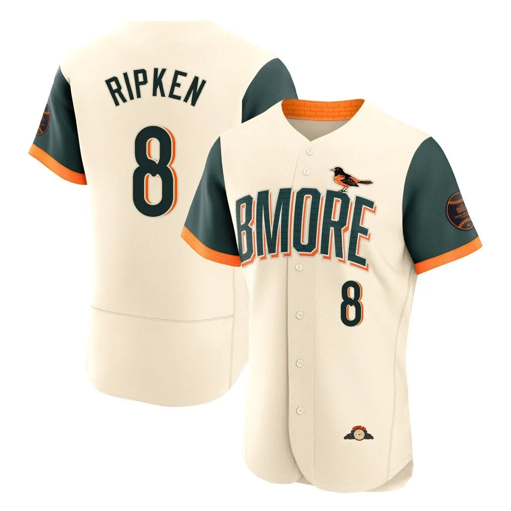 STECN B.Orioles #8 Cal Ripken Player Cream 2026 City Connect Limited Elite Home Game Stitched Jerseys