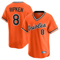 STECN B.Orioles #8 Cal Ripken Player Orange T-shirt Limited Home Game Stitched Jerseys