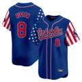 STECN B.Orioles #8 Cal Ripken Player Royal Independence Day Vapor Premier Limited Home Game Stitched Jerseys