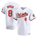 STECN B.Orioles #8 Cal Ripken Player White Limited Home Game Stitched Jerseys