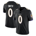 STECN B.Ravens #0 Roquan Smith Player Black Vapor Untouchable Limited Home Game Stitched Jerseys