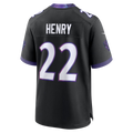 STECN B.Ravens #22 Derrick Henry Black Alternate Game Stitched Jerseys
