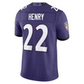 STECN B.Ravens #22 Derrick Henry Player Purple Limited Elite Home Game Stitched Jerseys