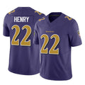STECN B.Ravens #22 Derrick Henry Player Purple Limited Home Game Stitched Jerseys
