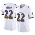 STECN B.Ravens #22 Derrick Henry Player White Limited Home Game Stitched Jerseys