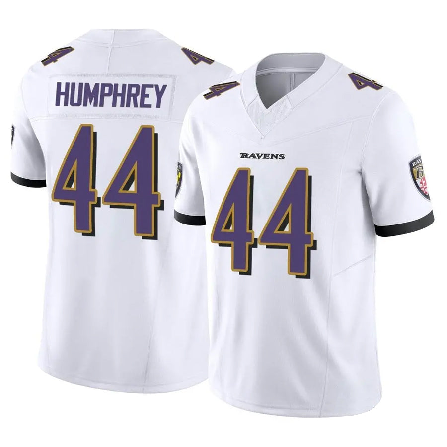 STECN B.Ravens #44 Marlon Humphrey Player White Vapor F.U.S.E. Limited Home Game Stitched Jerseys